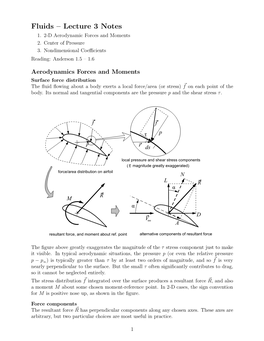 Fluids – Lecture 3 Notes 1