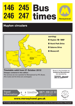 Huyton Circulars