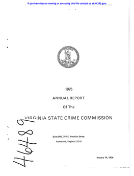 Cr\Lir~Lnla STATE CRIME COMMISSION