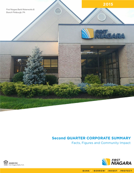 Second QUARTER CORPORATE SUMMARY Facts, Figures and Community Impact