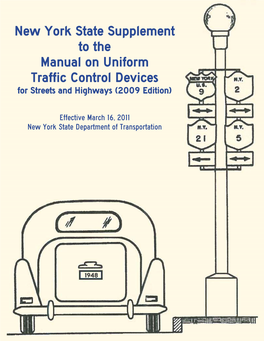 NYS Supplement to the Manual on Uniform Traffic Control Devices