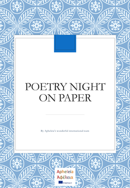 Poetry Night on Paper