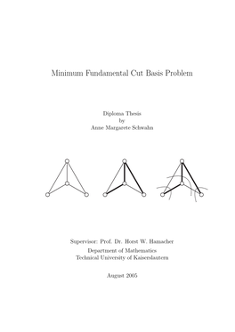 Minimum Fundamental Cut Basis Problem