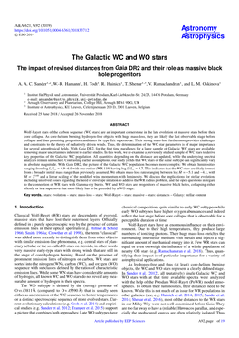 The Galactic WC and WO Stars the Impact of Revised Distances from Gaia DR2 and Their Role As Massive Black Hole Progenitors