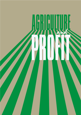 “Agriculture and Profit” Booklet