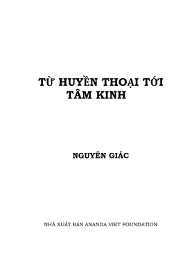 Từ Huyền Thoại Tới Tâm Kinh