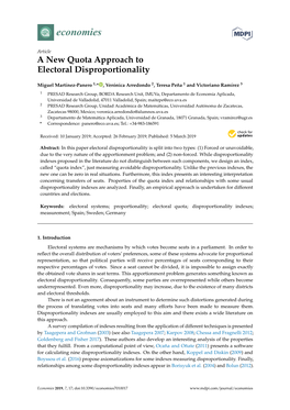 A New Quota Approach to Electoral Disproportionality