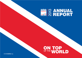 British Triathlon Federation Annual Report 2013