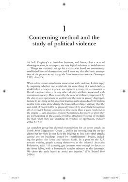 Concerning Method and the Study of Political Violence