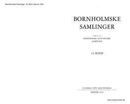 Bind 33, Rønne 1953