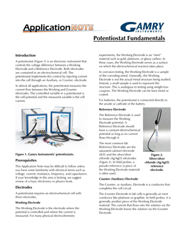 Potentiostat Fundamentals