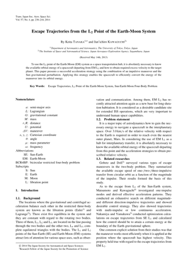 Escape Trajectories from the L {2} Point of the Earth-Moon System