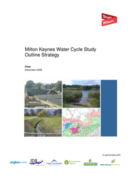Milton Keynes Water Cycle Study Outline Strategy