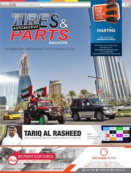 The Middle East's First Automotive, Tires & Parts News Source