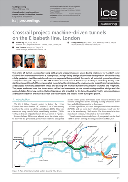 Crossrail Project: Machine-Driven Tunnels on the Elizabeth Line, London