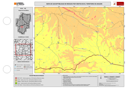 Mapa De Susceptibilidad De Riesgos Por Vientos En El Territorio De Aragón