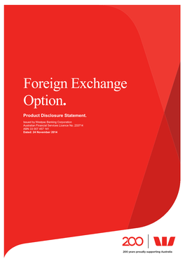 Foreign Exchange Option