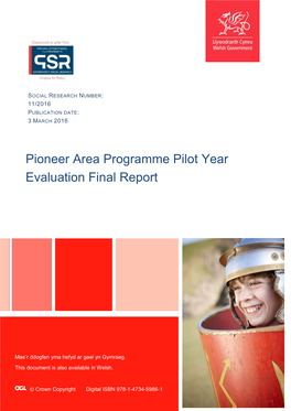 Evaluation of the Pioneer Areas Pilot Year , File Type