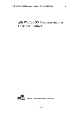 4Th Waffen SS Panzergrenadier Division Polizei 1