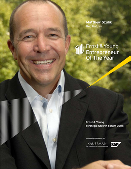 Ernst & Young 2008 Entrepreneur of the Year Magazine