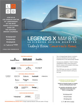 LEGENDS X MAY 8-10 #Lcdqlegends /Lcdqla