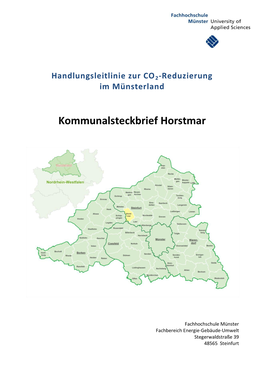 Kommunalsteckbrief Horstmar