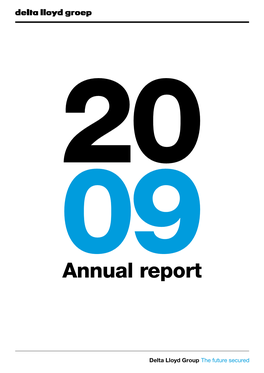 Delta Lloyd Group Annual Report 2009