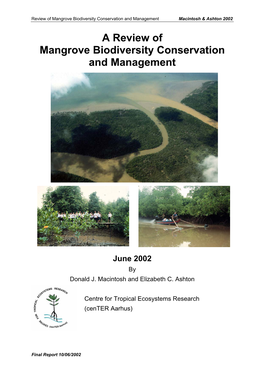 A Review of Mangrove Biodiversity Conservation and Management
