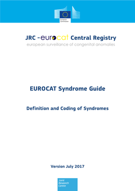 EUROCAT Syndrome Guide
