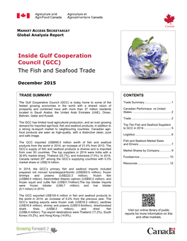Inside Gulf Cooperation Council (GCC) the Fish and Seafood Trade