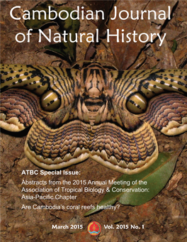 Cambodian Journal of Natural History