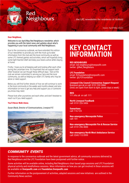 Red Neighbours ...The LFC Newsletter for Residents of Anfield