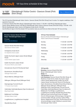 181 Bus Time Schedule & Line Route