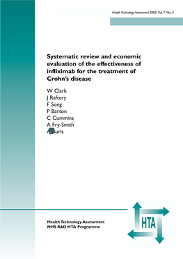 Infliximab for Crohn's Disease