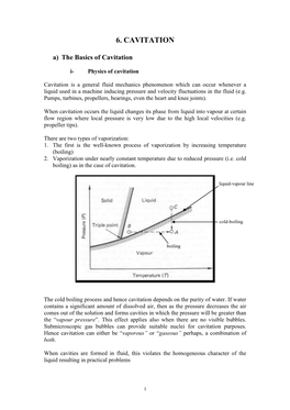 6. Cavitation