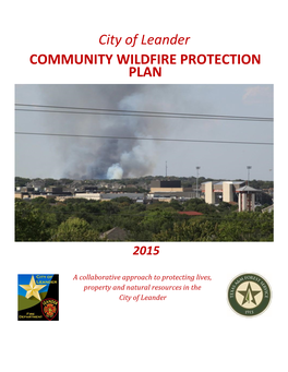 City of Leander COMMUNITY WILDFIRE PROTECTION PLAN