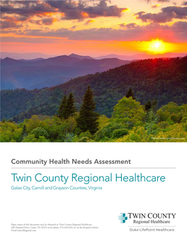 Twin County Regional Healthcare Community Health Needs