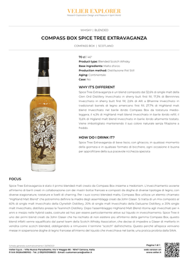 Compass Box Spice Tree Extravaganza