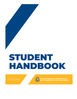 2020-2021 Student Handbook 2 VI