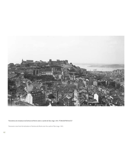 Panorâmica Do Miradouro Da Senhora Do Monte Sobre O Castelo De São Jorge