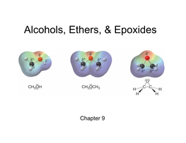 Alcohols, Ethers, & Epoxides