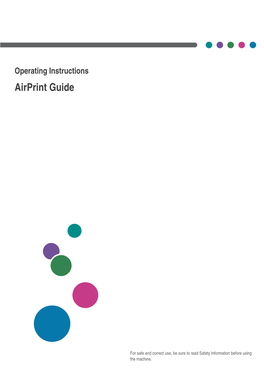 Operating Instructions Airprint Guide