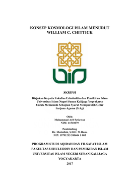 Konsep Kosmologi Islam Menurut William C. Chittick