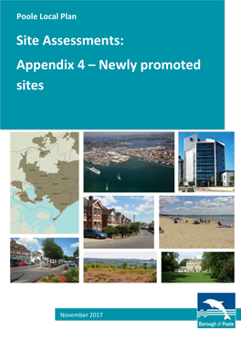 Poole Local Plan Site Assessments: Appendix 4 – Newly Promoted Sites