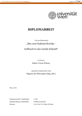 Diplomarbeit Sabine Wlazny –