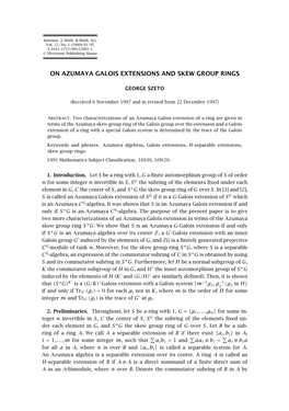 On Azumaya Galois Extensions and Skew Group Rings