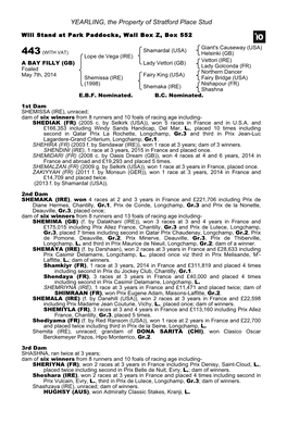 October Yearling Sale Book 1