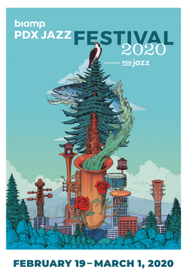 Scroll the 2020 Biamp PDX Jazz Festival Program