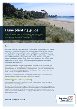 Coastal Planting Guide 1 for Detailed Information on Planning Your Coastal Planting, Site Preparation and Ecosourcing Plants