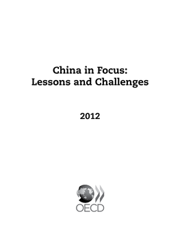 China in Focus: Lessons and Challenges